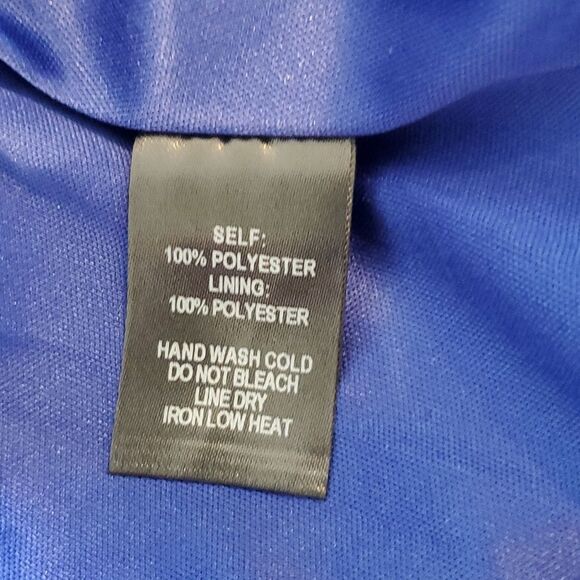 LULUS FARAH ROYAL BLUE TRUE WRAP DRESS MIDI SIZE MEDIUM SIZE MEDIUM LULU'S - Picture 11 of 14